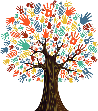 Helping hands tree image